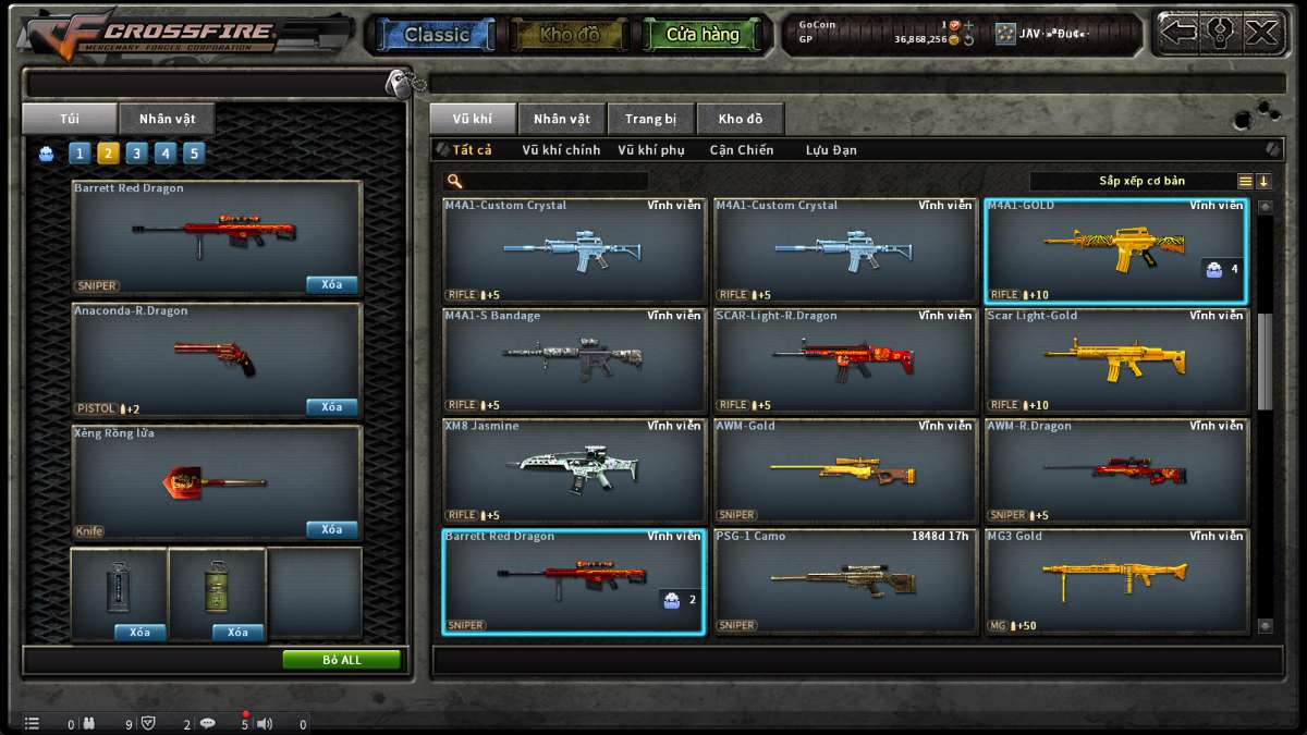shop acc cf uy tin gia re
